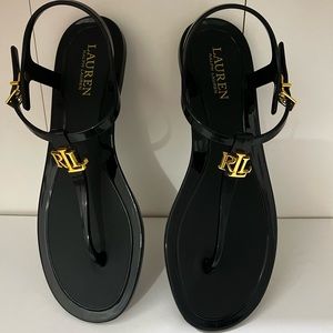 Lauren Ralph Lauren Ashtyn T-Strap Jelly Sandals